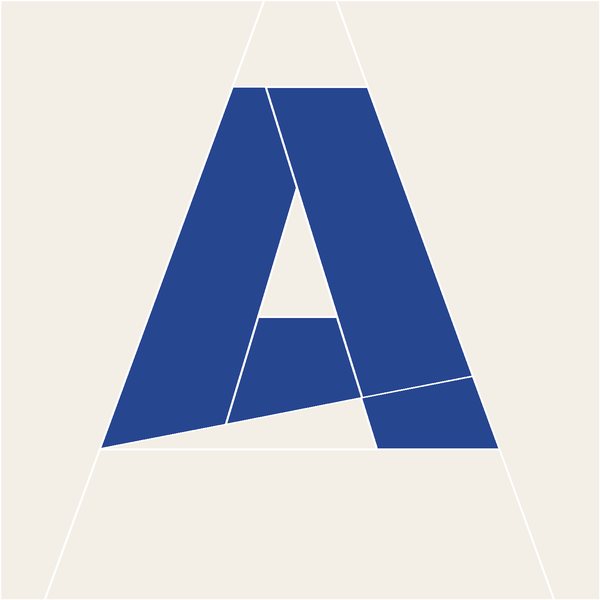 Letter A block