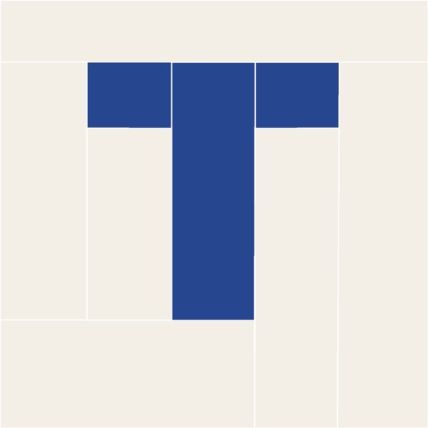 Letter T block