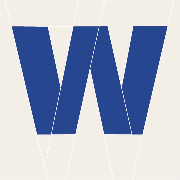 Letter W block