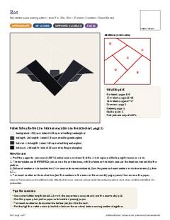 Page 1 of the Bat Quilt Block Pattern PDF