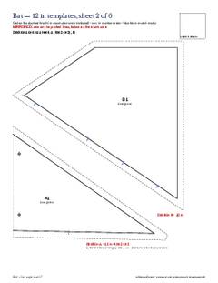 Page 11 of the Bat Quilt Block Pattern PDF