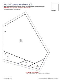 Page 15 of the Bat Quilt Block Pattern PDF