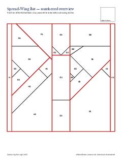 Page 3 of the Spread-Wing Bat Quilt Block Pattern PDF