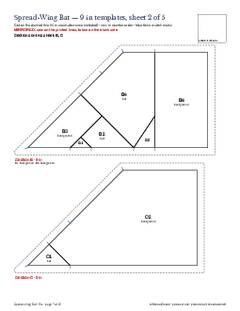 Page 7 of the Spread-Wing Bat Quilt Block Pattern PDF