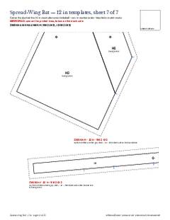 Page 18 of the Spread-Wing Bat Quilt Block Pattern PDF