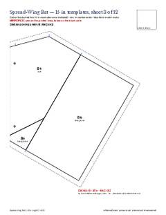 Page 22 of the Spread-Wing Bat Quilt Block Pattern PDF