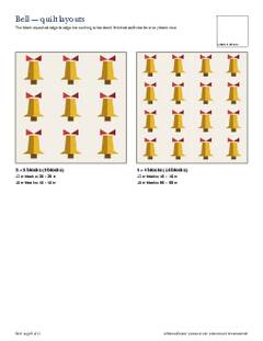 Page 5 of the Bell Quilt Block Pattern PDF