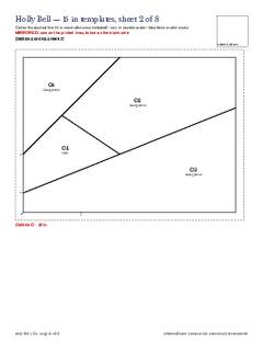 Page 18 of the Holly Bell Quilt Block Pattern PDF