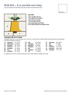 Page 25 of the Holly Bell Quilt Block Pattern PDF