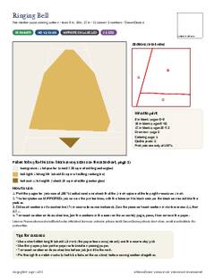 Page 1 of the Ringing Bell Quilt Block Pattern PDF