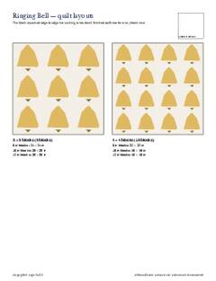 Page 5 of the Ringing Bell Quilt Block Pattern PDF
