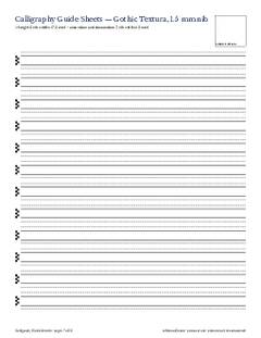 Page 17 of the Calligraphy Guide Sheets PDF