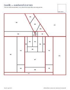 Page 3 of the Candle Quilt Block Pattern PDF