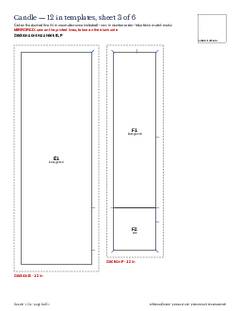 Page 8 of the Candle Quilt Block Pattern PDF