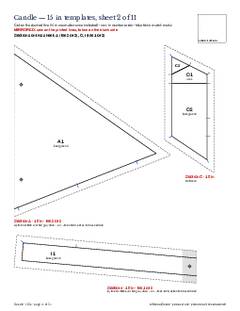 Page 14 of the Candle Quilt Block Pattern PDF