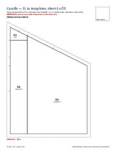 Page 16 of the Candle Quilt Block Pattern PDF