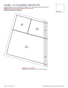 Page 22 of the Candle Quilt Block Pattern PDF