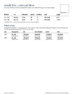 Page 2 of the Candle Trio Quilt Block Pattern PDF