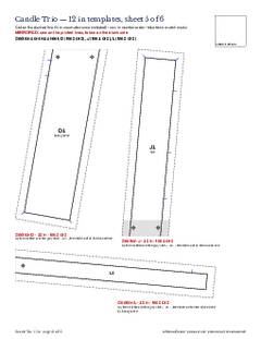Page 10 of the Candle Trio Quilt Block Pattern PDF