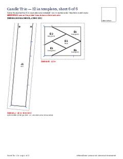 Page 11 of the Candle Trio Quilt Block Pattern PDF
