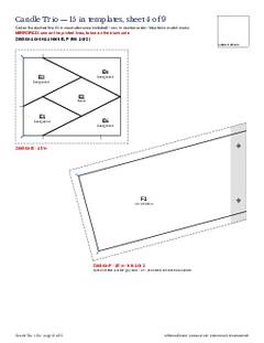 Page 16 of the Candle Trio Quilt Block Pattern PDF