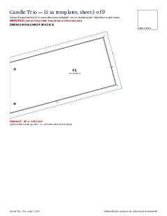 Page 17 of the Candle Trio Quilt Block Pattern PDF