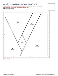 Page 18 of the Candle Trio Quilt Block Pattern PDF