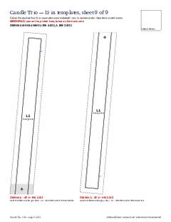 Page 21 of the Candle Trio Quilt Block Pattern PDF