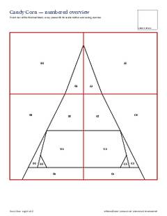 Page 3 of the Candy Corn Quilt Block Pattern PDF