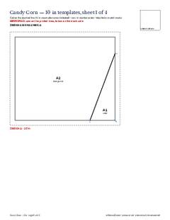 Page 6 of the Candy Corn Quilt Block Pattern PDF