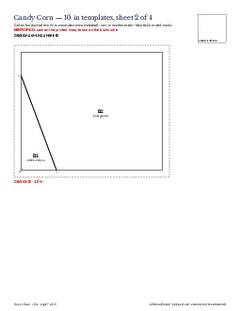 Page 7 of the Candy Corn Quilt Block Pattern PDF