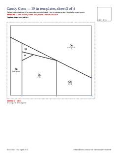 Page 8 of the Candy Corn Quilt Block Pattern PDF
