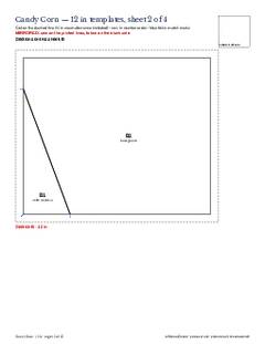 Page 12 of the Candy Corn Quilt Block Pattern PDF