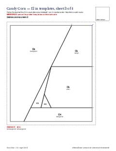 Page 13 of the Candy Corn Quilt Block Pattern PDF