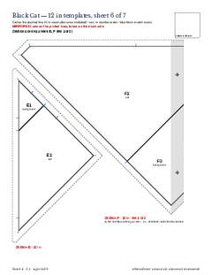 Page 16 of the Black Cat Quilt Block Pattern PDF
