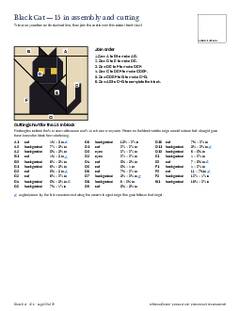 Page 29 of the Black Cat Quilt Block Pattern PDF