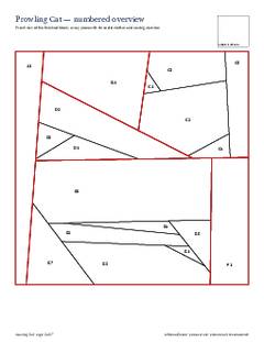 Page 3 of the Prowling Cat Quilt Block Pattern PDF