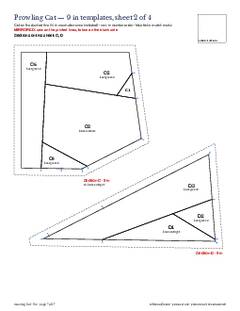 Page 7 of the Prowling Cat Quilt Block Pattern PDF