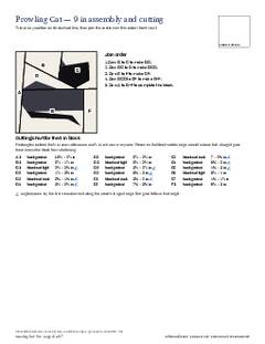 Page 10 of the Prowling Cat Quilt Block Pattern PDF