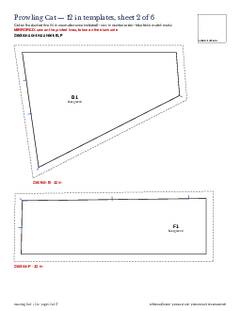 Page 12 of the Prowling Cat Quilt Block Pattern PDF