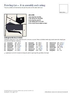 Page 27 of the Prowling Cat Quilt Block Pattern PDF
