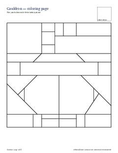 Page 4 of the Cauldron Quilt Block Pattern PDF