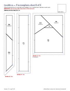 Page 7 of the Cauldron Quilt Block Pattern PDF