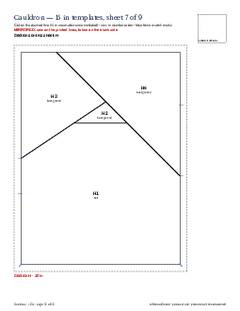 Page 22 of the Cauldron Quilt Block Pattern PDF