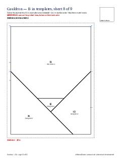 Page 23 of the Cauldron Quilt Block Pattern PDF