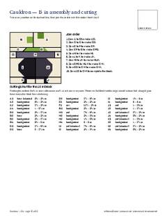Page 25 of the Cauldron Quilt Block Pattern PDF