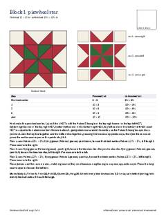 Page 5 of the Christmas Star Quilt Pattern PDF