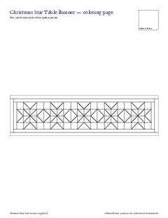 Page 8 of the Christmas Star Table Runner Pattern PDF