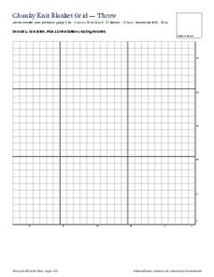 Page 4 of the Chunky Knit Blanket Templates PDF