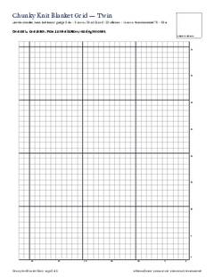 Page 5 of the Chunky Knit Blanket Templates PDF